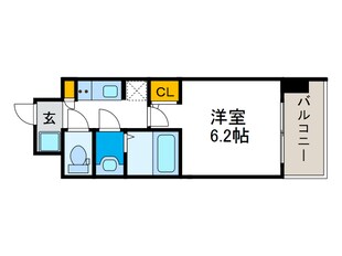 スプランディッド難波Ⅱの物件間取画像